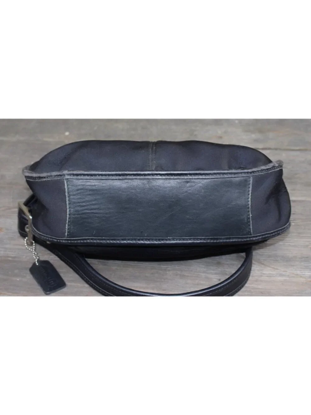 Coach Vintage - Ergo Neo Pocket Zip in Black with Nickel Hardware, Mexico 1998